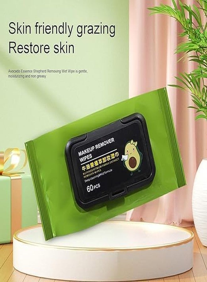 VALKYRIE Green Makeup Removing Disposable Wipes makup remover Super Soft Face Wipes face cleaning wipes Super Soft Face Wipes with Gentle Cleansers REMOVING DISPOSABLE WIPES (PACK OF 2) - Image 2