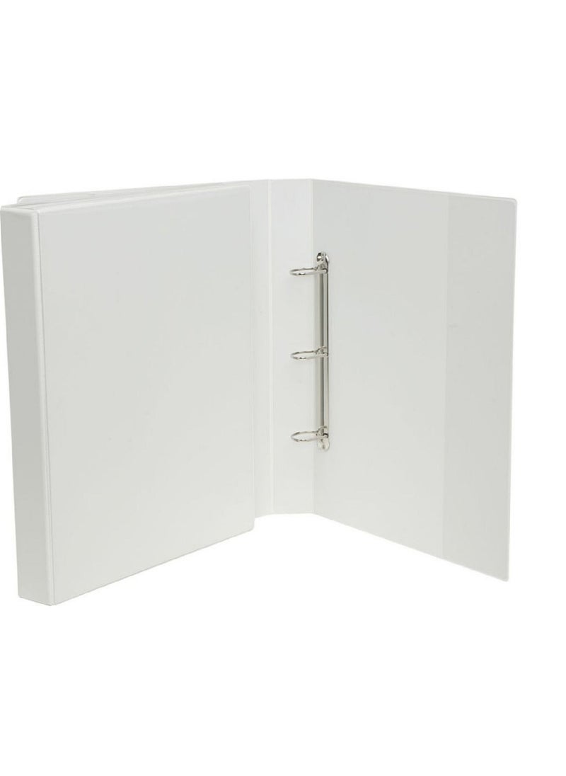 AL BAAZ - 3-Piece Ring Binder 3Ring 100mm Al Baaz AB-308 White - Image 1