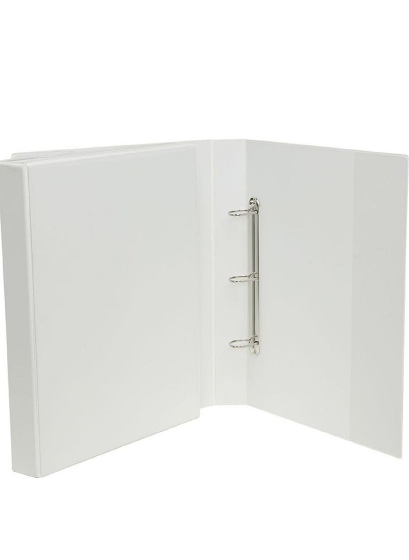 AL BAAZ - 3-Piece Ring Binder 3Ring 100mm Al Baaz AB-308 White - Image 1