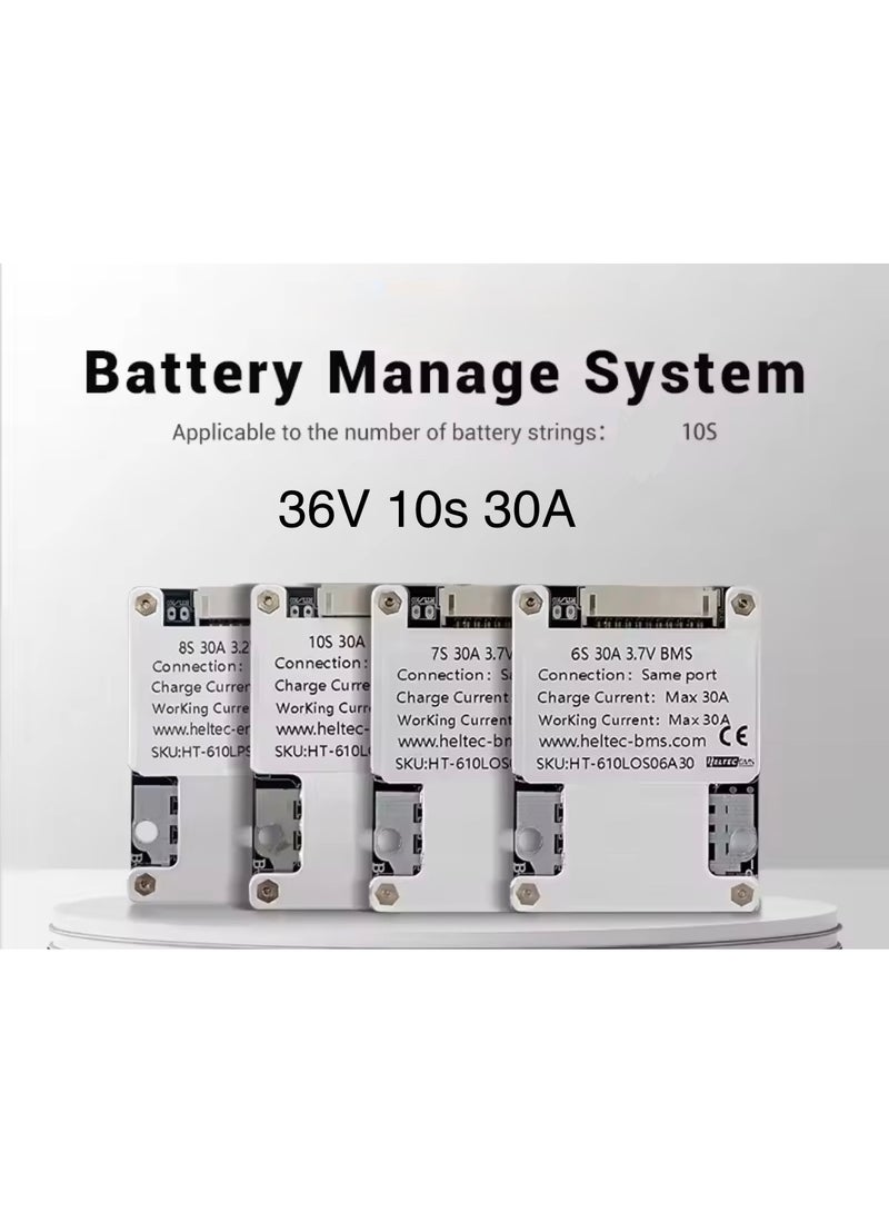 Helteko 10S 30A Lithium Battery BMS 36V Protection Board with Balancing for E-Bike / Scooter / DIY Battery Pack - Image 1
