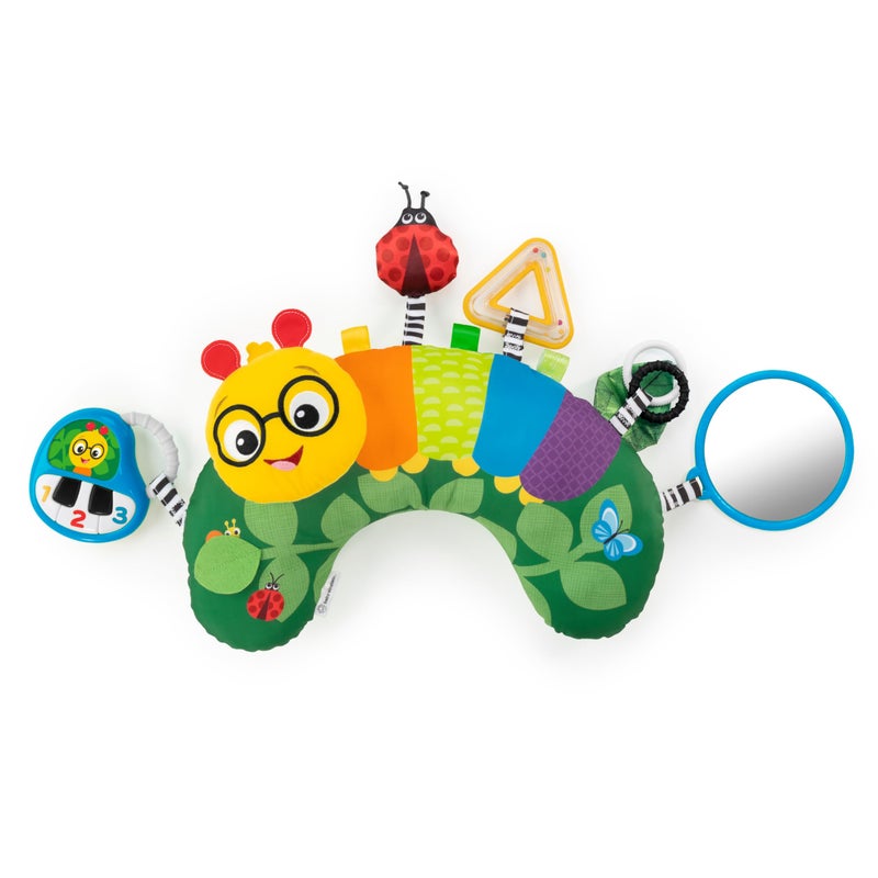 Baby Einstein Baby Einstein CalaPillow Tummy Time Pillow Multisensory Activity Toys Sitting Up Play Cal the Caterpillar Ages 0 Months 