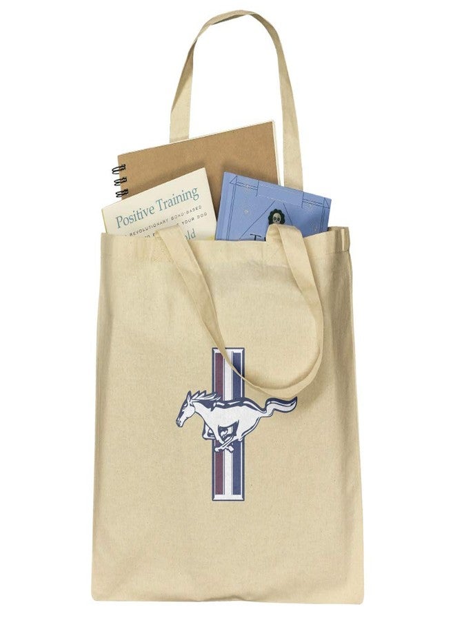 GRAPHICS & MORE Ford Mustang Logo Grocery Travel Reusable Tote Bag - Image 2