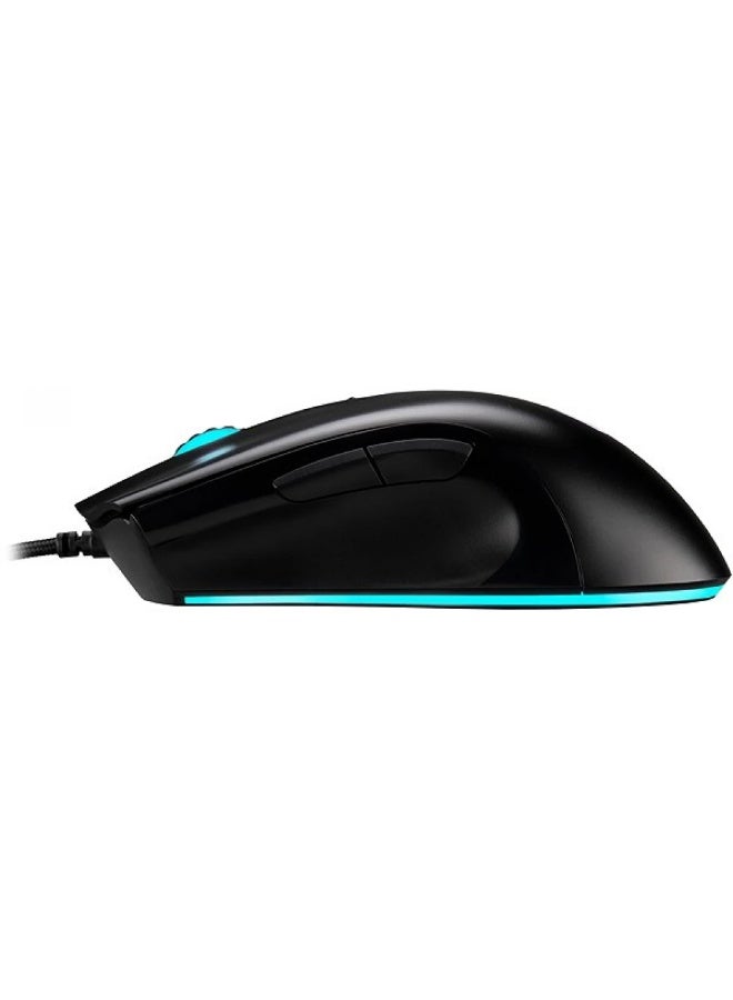 Acer Predator Cestus 333 Gaming Mouse, PixArt 3389 Sensor up to 16,000 DPI, 6 Programmable Buttons, 20M Click Lifespan, 16.8M RGB Colors, 1000Hz Polling Rate, Wired USB, Black - Image 4