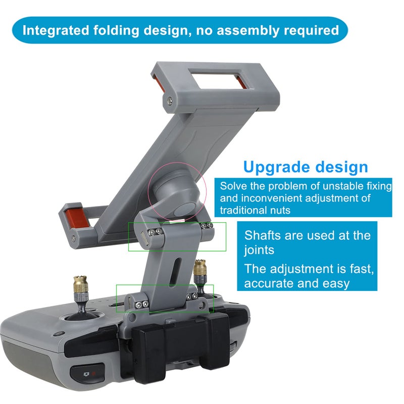 Hanatora RC-N3 N2 N1 N1C Remote Controller 4.7-12.9 Inch Tablet Holder Mount for DJI Flip,Neo,Air 3S/3/2S/2,Mavic 3 Classic,Mini 4K/5/4 Pro/3/2/2 SE Drone,Extended Control Phone Clip with Lanyard - Image 2