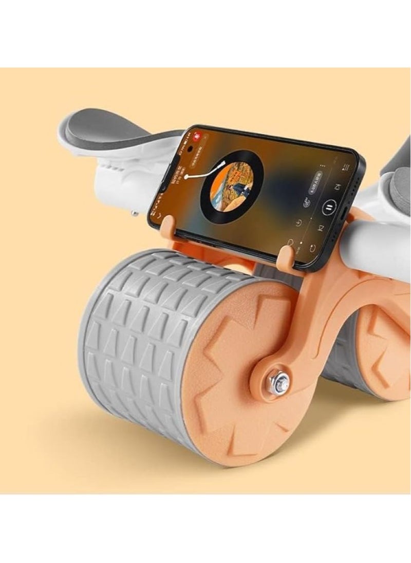 Davin - Ab Abdominal Exercise Roller Elbow Support, abs roller wheel core exercise equipment, Automatic Rebound Abdominal Wheel with timer - Image 1