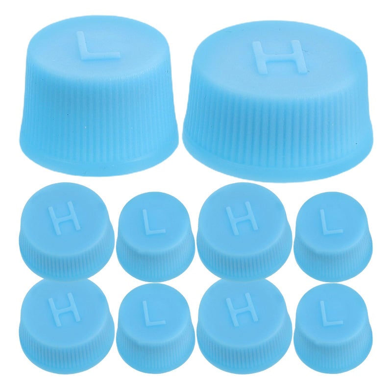 Car Air Conditioner Valve Core Dust Caps 40pcs High Low Pressure Protective Covers For Automotive R134a Systems - Image 2