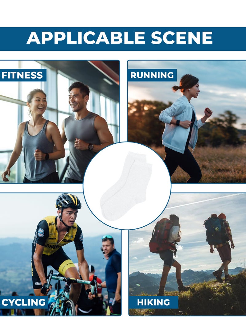 مزاجك جوارب MIZAJIC للرجال، 10 أزواج (متوسطة)، جوارب رياضية ناعمة قابلة للتنفس، مقاومة للرطوبة والرائحة، مناسبة للعمل والارتداء غير الرسمي، جوارب مريحة - Image 3