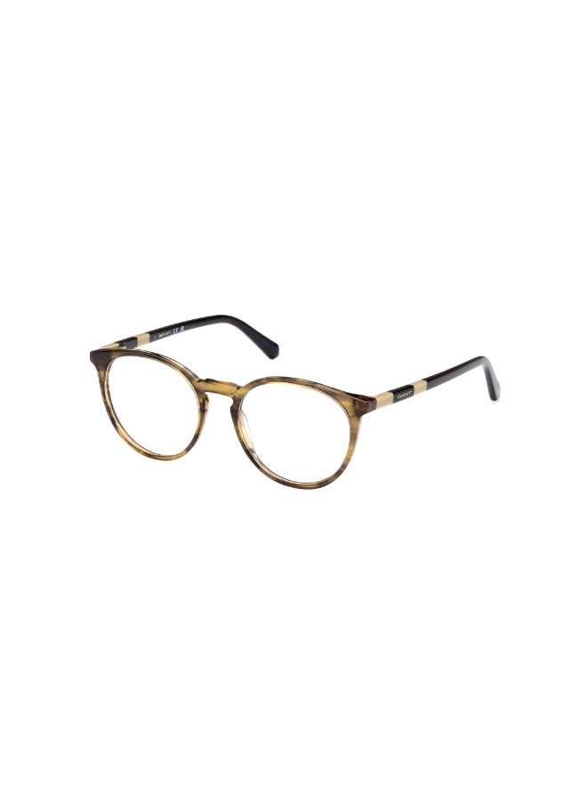 GANT Ga3286 Round Acetate Frames For Men Size 51, Havana Avana - Image 1