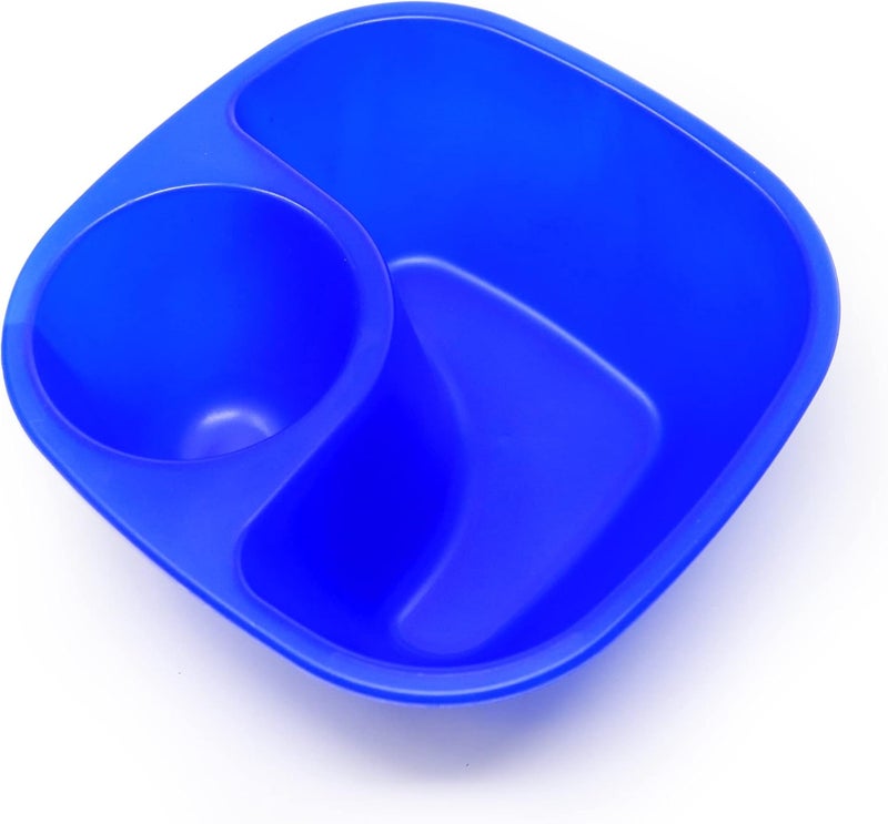 Rolling Sands Reusable Snack and Dip Bowls 5 Pack USA Made Dishwasher and Microwave Safe Personal Size Plastic Divider Blue Bowls BPAFree - Image 2