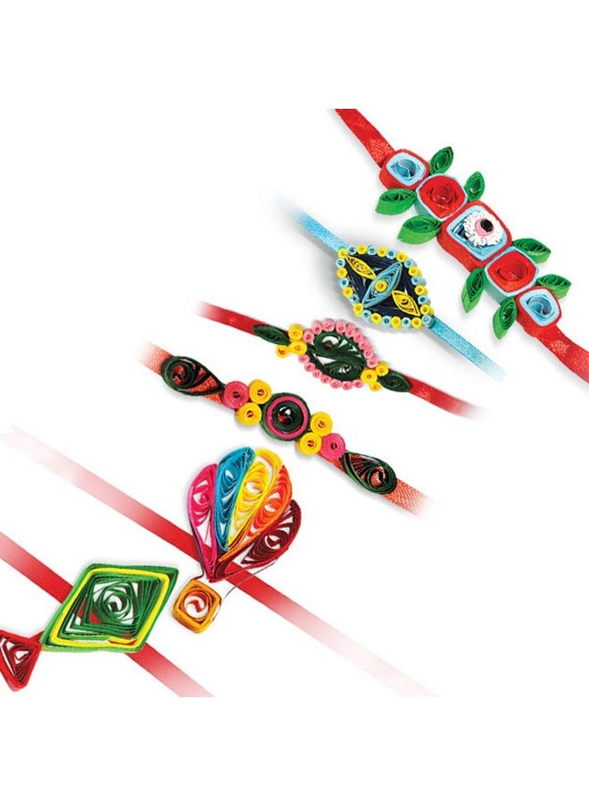 ToyKraft - Toy Kraft Paper Quilling - Wrist Bands, Multi Color - Image 1