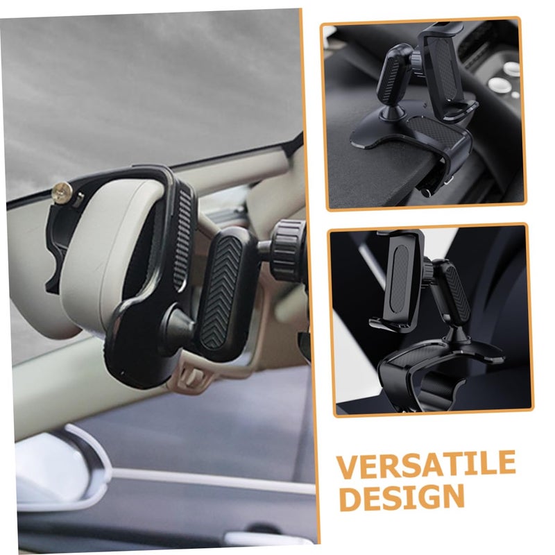 Universal Car Phone Holder Dashboard Mount Black Easy Installation Scratch Resistant Design - Image 4