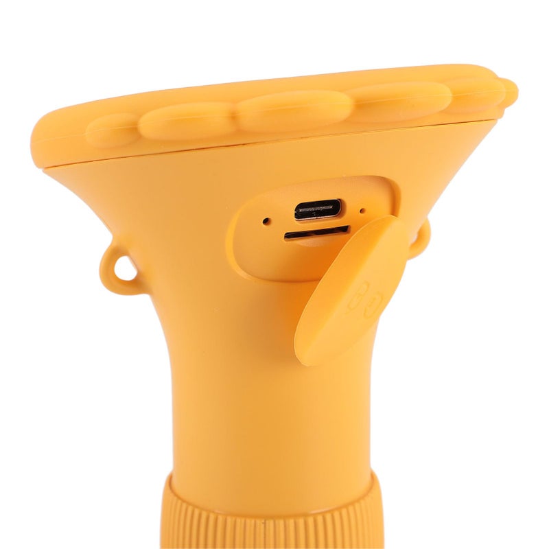 Portable Digital Microscope For Kids With 2 Inch Screen 1000X Magnification 8 LED Lights Yellow - Image 3