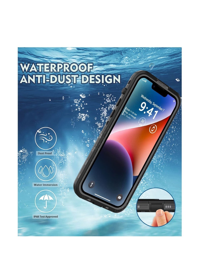 Generic Waterproof Case for iPhone 14 Plus (6.7") with MagSafe Snowproof,Dustproof and Shockproof, IP68 Certified Full Body Protection Fully Sealed Underwater Cover for iPhone 14 plus  - Image 3