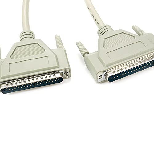 Dahszhi Parallel Printer Cable Male to Male DB37 37 Pin Serial Extension Cable 1.5M/5Ft Length - Image 3