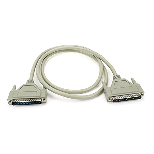 Dahszhi Parallel Printer Cable Male to Male DB37 37 Pin Serial Extension Cable 1.5M/5Ft Length - Image 1