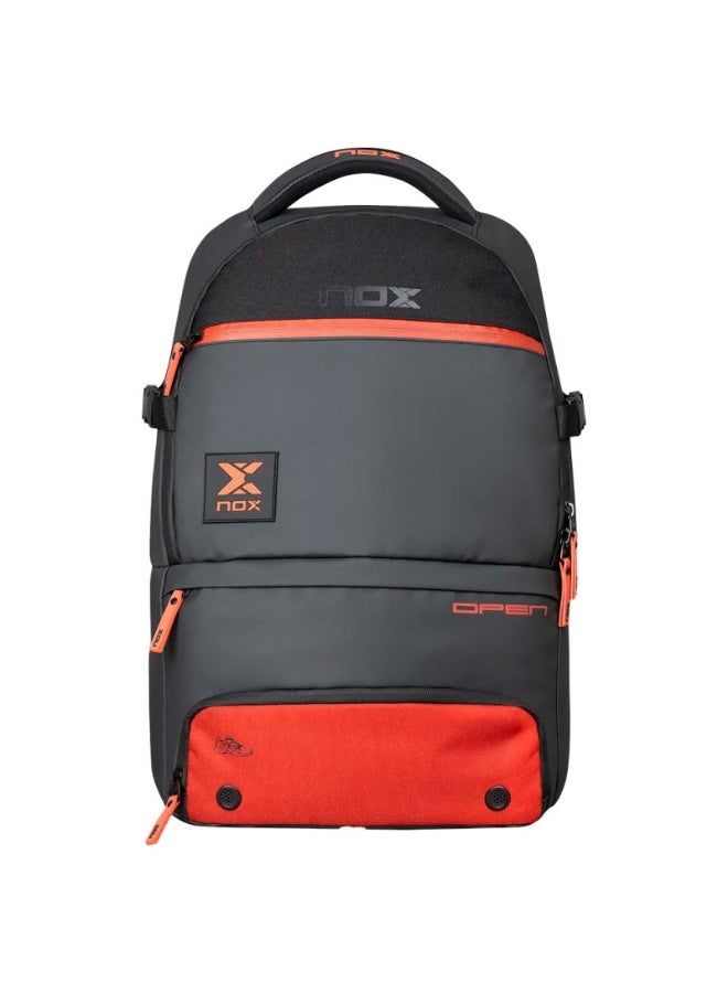 MOCHILA LUXURY OPEN SERIES BLACK/RED