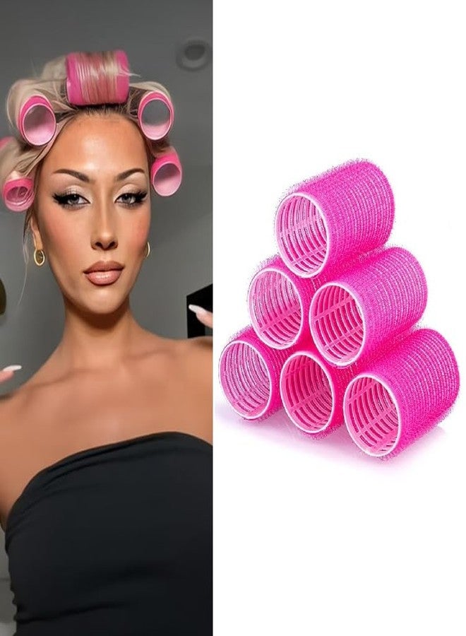 VIVIAN Hair Rollers, Small 6 Pcs Set Hairdressing Curlers, Hair Curlers Sets, DIY Curly Hairstyle, Colors May Vary - Image 1
