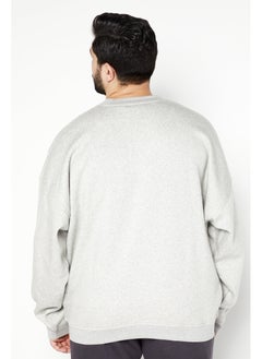 DKNY Sport Men Round Neck Long Sleeve Outdoor Sweatshirt, Grey  - Image 5