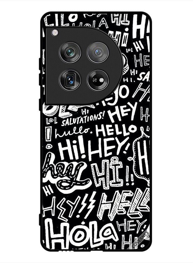 Covernex Protective Case Cover For OnePlus 12 Hi Hello Tags - Image 1