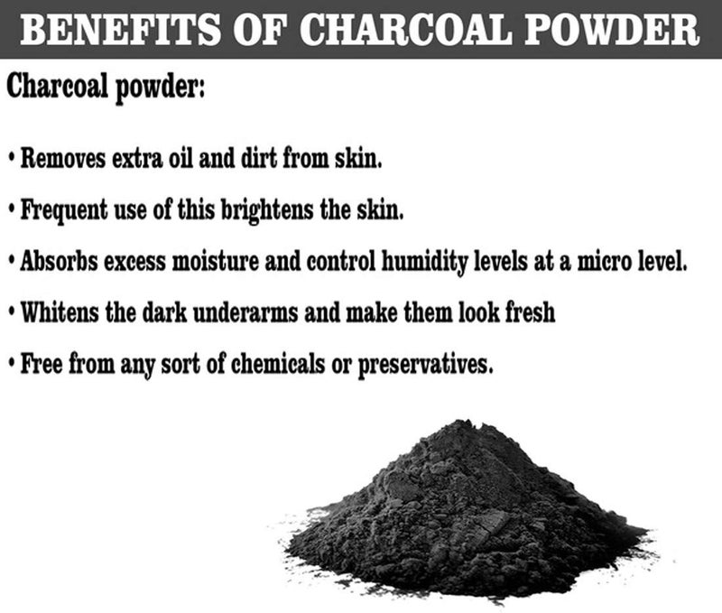 OLVEDIC Olvedic 100 Pure Organic White Sandalwood Powder  Activate Charcoal Powder For Skin Care Pack of 2 150 gm Each  - Image 2