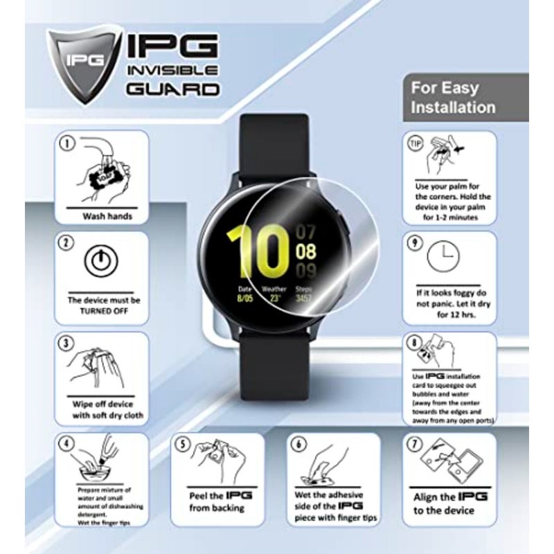 for KIDS Smartwatch Screen Protector Units Invisible Ultra HD Clear Film Anti Scratch Guard-Smooth/Self-Healing/Bubble -Free - Image 4