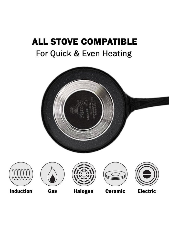 pigeon Pigeon by Stovekraft Wonder cast Aluminium Flat Tawa (Black, 27cm)  - Image 3