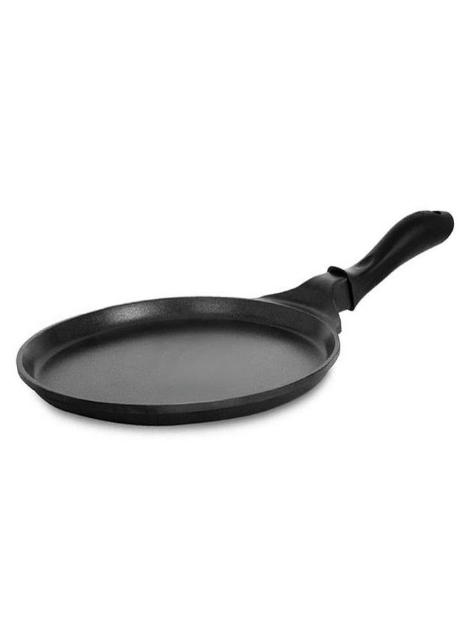 pigeon Pigeon by Stovekraft Wonder cast Aluminium Flat Tawa (Black, 27cm)  - Image 1