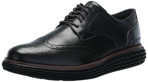 Cole Haan Men's Original Grand 2.0 Wingtip Oxfords, Black, 8.5-M US - Image 1