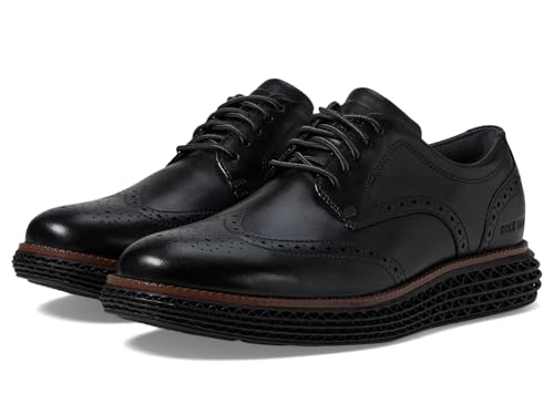 Cole Haan Men's Original Grand 2.0 Wingtip Oxfords, Black, 8.5-M US - Image 2
