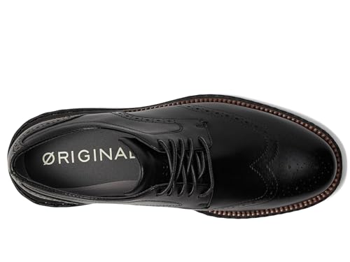 Cole Haan Men's Original Grand 2.0 Wingtip Oxfords, Black, 8.5-M US - Image 3