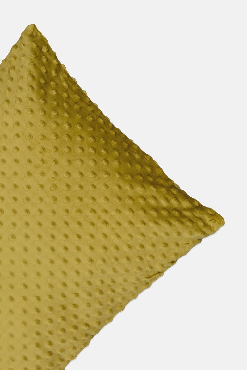 Unique Living Square Textured Removable Cover Cushion, Moss Green  - Image 3