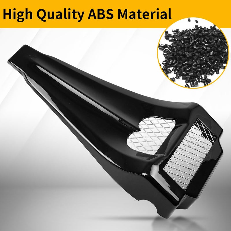 AUFER Front Stretched Chin Fairing Spoiler Scoop Compatible with for Touring Road Glide Road King Street Glide Electra Glide 1997-2013 - Image 3
