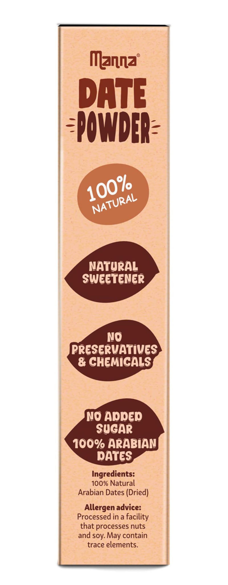 Manna Date Powder Natural Sweetner. Kharik/Khajur Powder. No Added Color, Flavor or Preservatives. Healthy Substitute for Sugar. 200g - Image 2