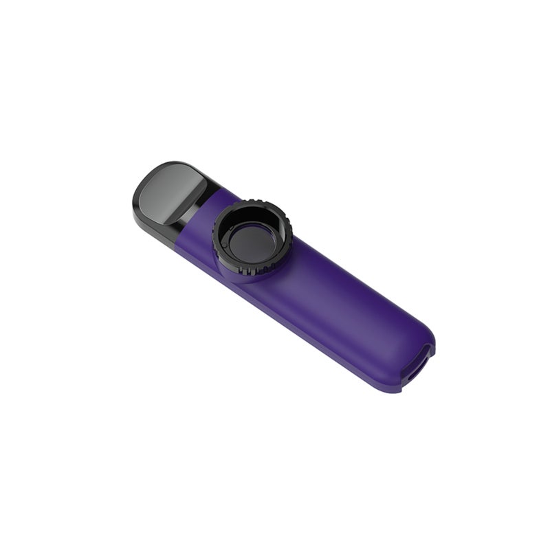 Purple ABS Kazoo Portable Musical Instrument - Durable Humming Flute Produces Instant Melodic Sound for Beginners Travel Camping Leisure - Image 1