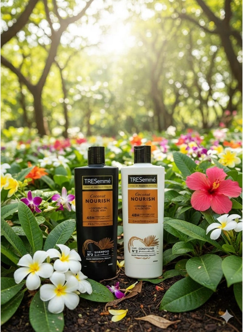 تريزيمي شامبو بزيت جوز الهند والصبار – 400 مل - Image 2