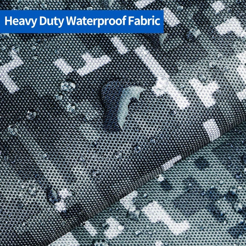 iCOVER Trailerable Boat Cover- 20'-23' 800D Water Proof Heavy Duty, Fits V-Hull, Fish&Ski, Pro-Style, Fishing, Utiltiy, Runabout, Bass Boats, up to 20ft-23ft Long X 100" Wide - Image 2