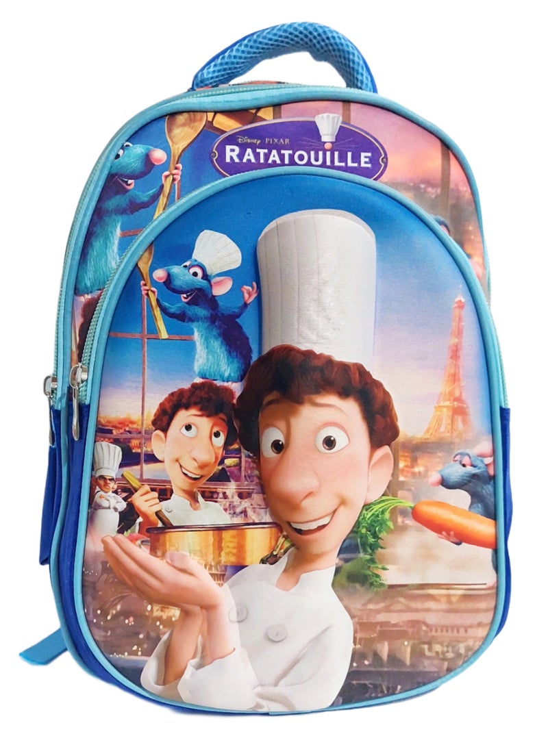 MAM Wide original Ratatouille Disney trendy school baded multizips bag backpack - Image 2