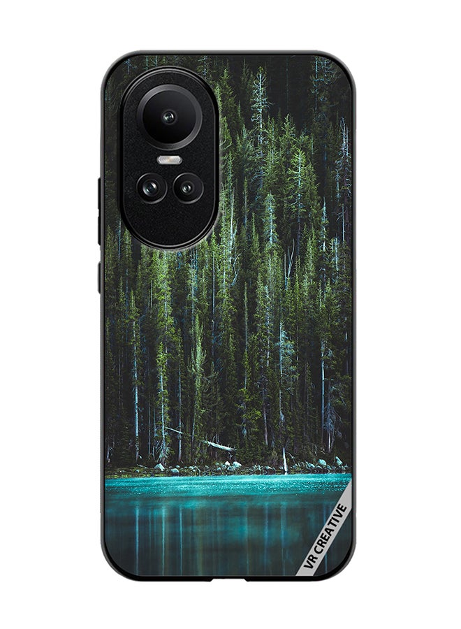 VR CREATIVE Protective Case Cover For Oppo Reno 10 Pro Lake Design Multicolour - Image 1