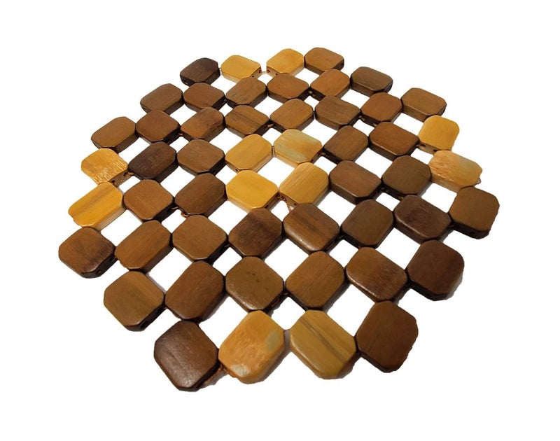 Kitchen Hot Pads, Table Counter Protector, Hot Pot Holders, Coaster for Hot Dishes Tea Coffee Pot Plates Bowls, Perfect for Table Décor, Kitchen Gifts Idea (Medium) - Image 1