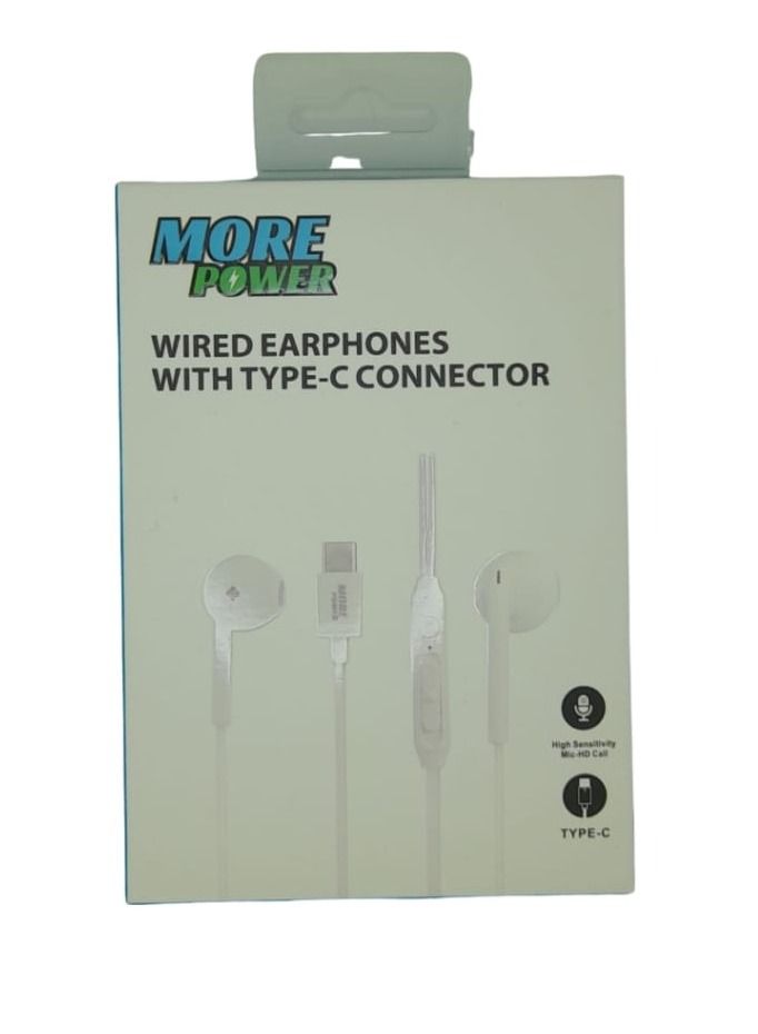 مور بور سماعة اذن سلكية مع مايكروفون النوع سي من مور بور - Image 2