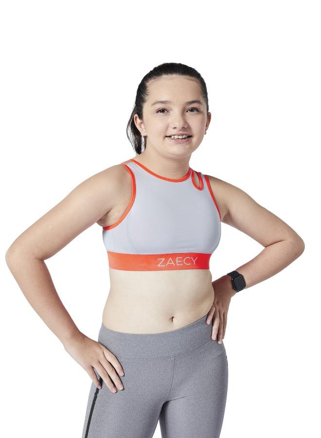ZAECY Girl's High-Support Sports Bra - Image 1