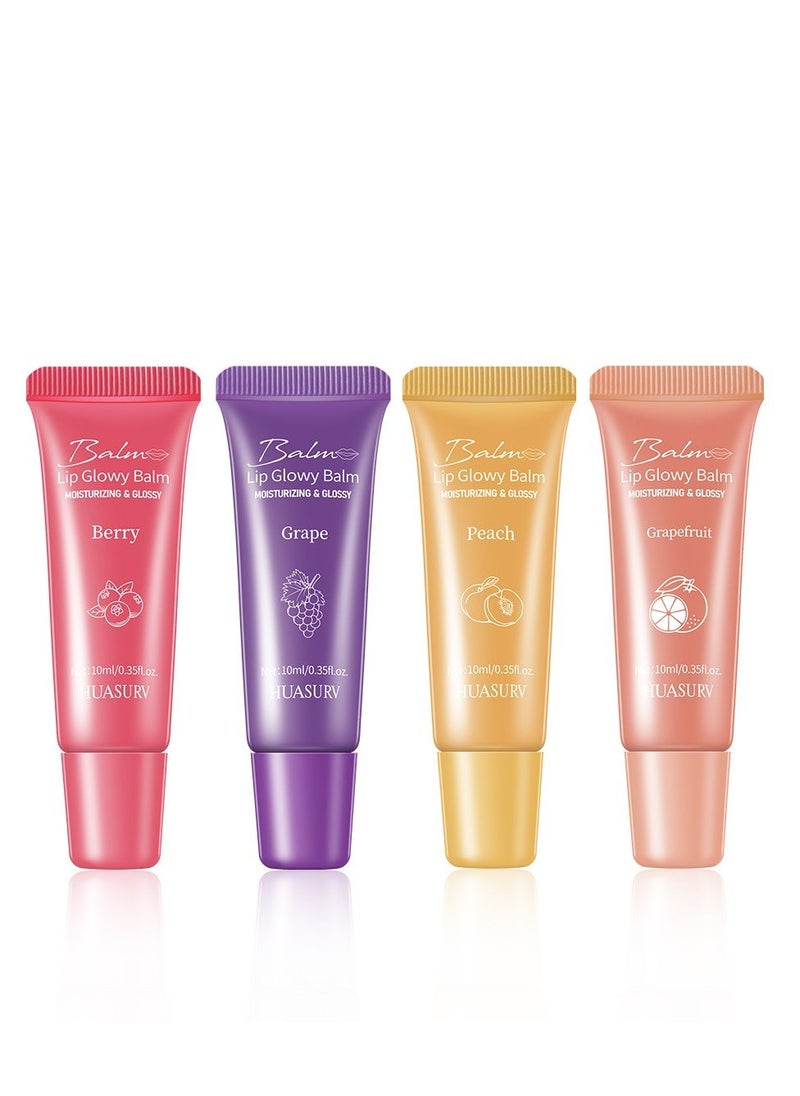 Generic Lip , Moisturizing Lip , Lip  for Chapped Lips, Lip  Set, Lip  for Dry Lips, Lip Repair , Fruity Lip  (4 Flavors)  - Image 1