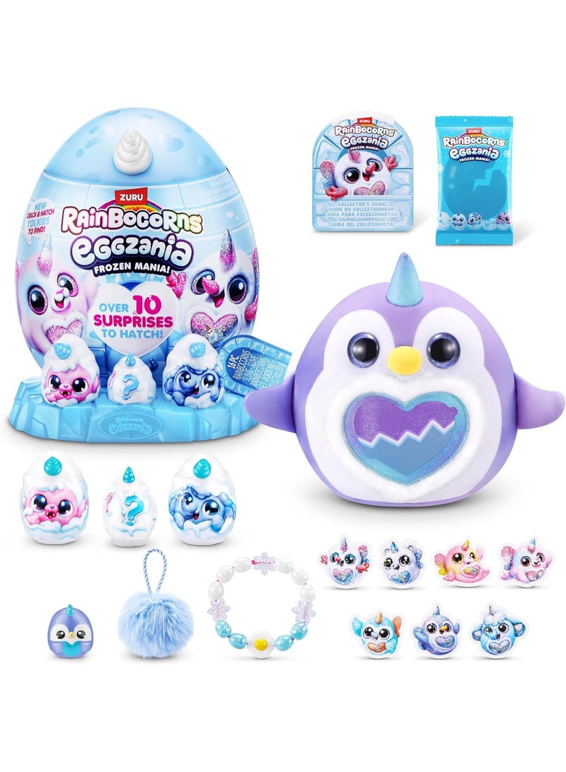 Rainbocorns لعبة فروزينكورن المفاجئة المحشوة مع رجل الثلج النادر - قد يختلف النمط - Image 3
