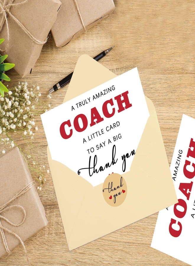 Londue Thank You Coach Card Set 6 Pack 350GSM – Coach Appreciation Gifts for Men Women, Sports Team End of Season Thank You, Perfect for Basketball Soccer Volleyball Baseball Wrestling Gymnastics Coaches Gifts - Image 5