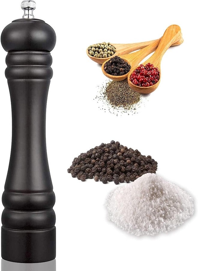 APURK Wooden Salt & Pepper Shaker Set | Manual Grinder w with Smooth Rotation | Seasoning Shakers | Adjustable Refillable Grinder Shaker Set for Kitchen Use (Pack of 1,Multicolor) - Image 2