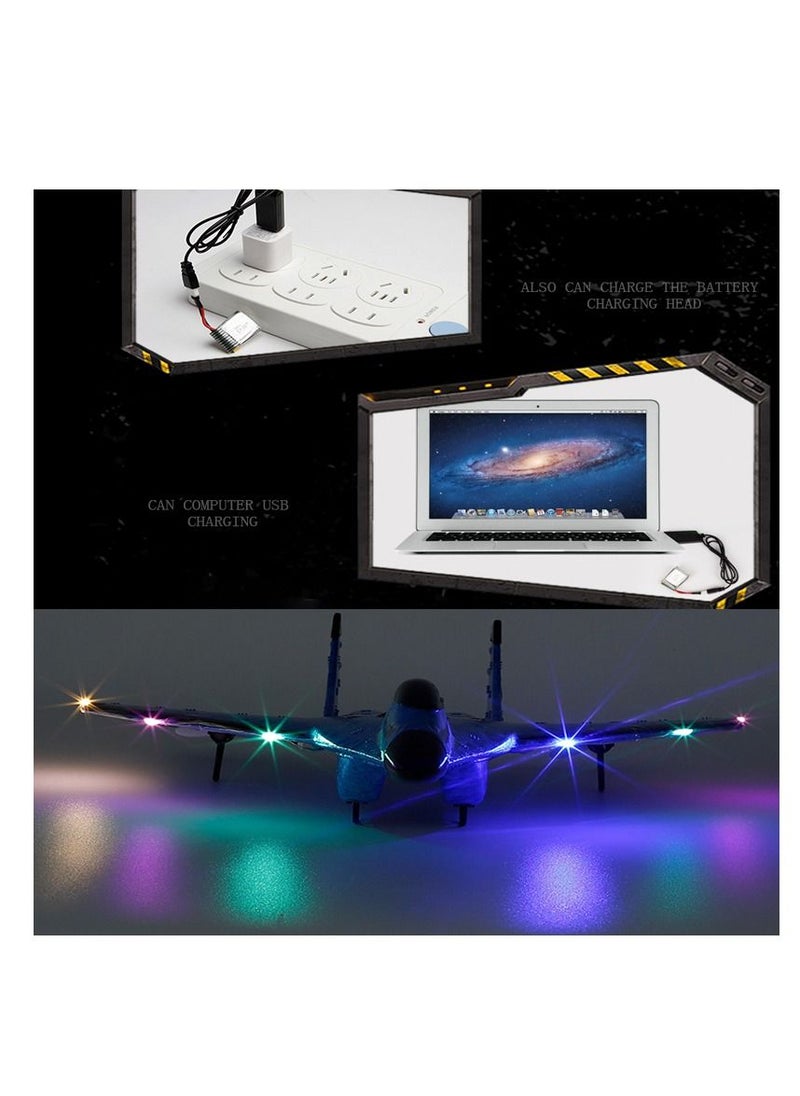 AROAQ RC Remote Radio Control Drones Airplanes Blue three Battery Toy Kids Gift  - Image 5