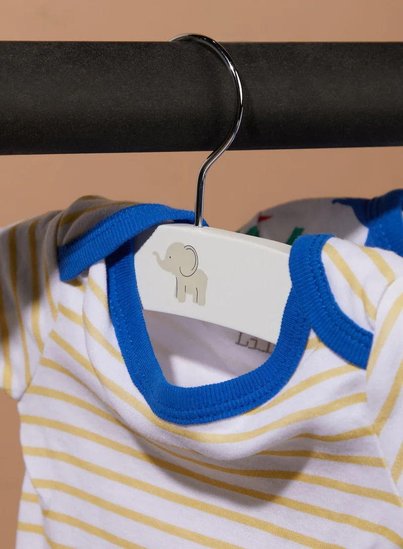 JoJo Maman Bebe 3-Pack White Maple Wood Newborn Gift Hangers