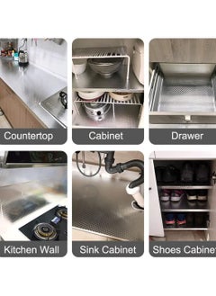 RAQTA Kitchen Backsplash Wallpaper Stickers – Self-Adhesive Aluminum Foil Stickers, Oil-Proof & Waterproof Stove Protector  - Image 4