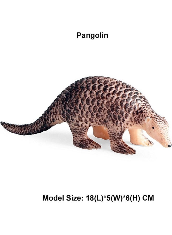 SUPER TOY Realistic Pangolin Animal Figure Toy Set for Boys and Girls, Educational Cold Blooded Soft Animal Set Props Prank Toy Lifelike Animal Replica - Image 2