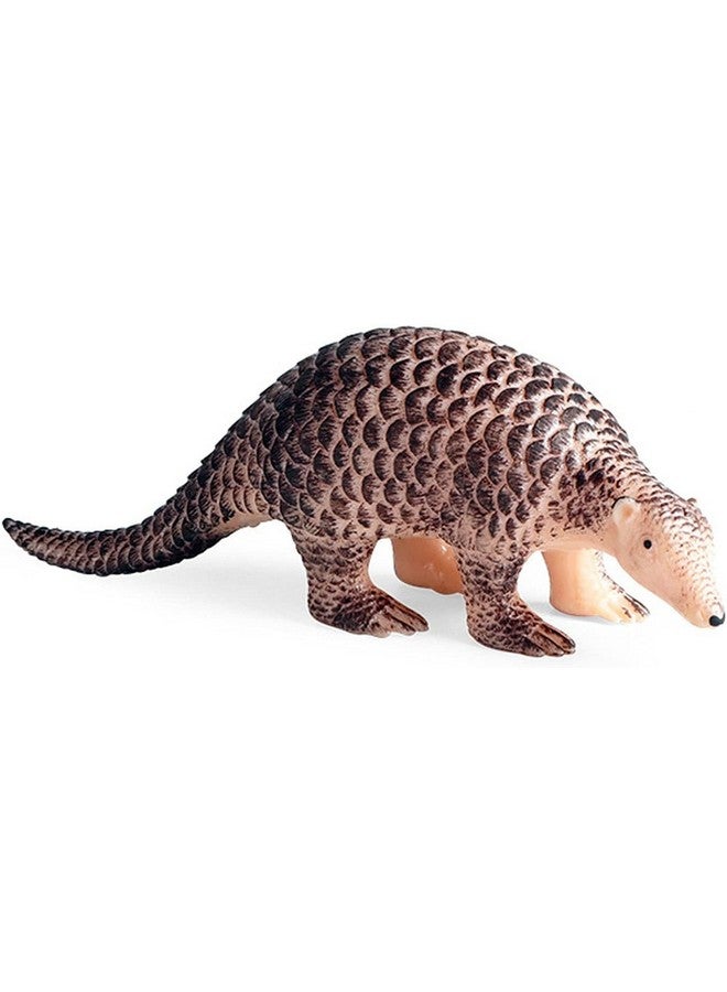 SUPER TOY Realistic Pangolin Animal Figure Toy Set for Boys and Girls, Educational Cold Blooded Soft Animal Set Props Prank Toy Lifelike Animal Replica - Image 1